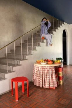 HAY Rey Stool, Scarlet Red 8 HAY Rey Stool, Scarlet Red -Hay 0723P FDS kesa 2023 0306