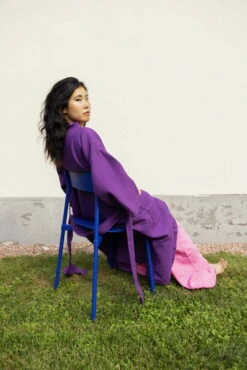 HAY Waffle Bathrobe, One Size, Vibrant Purple -Hay 0723P FDS kesa 2023 0379