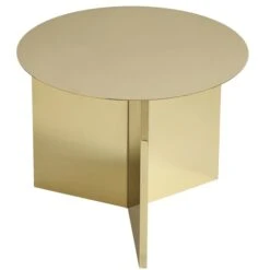 HAY Slit Table, 45 Cm, Brass