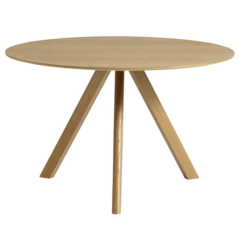 HAY CPH20 Round Table, 120 Cm, Lacquered Oak 1 HAY CPH20 Round Table, 120 Cm, Lacquered Oak
