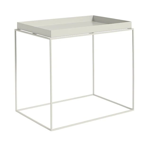 HAY Tray Table Rectangular, Warm Grey 1 HAY Tray Table Rectangular, Warm Grey