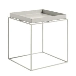 HAY Tray Table Medium Square, Warm Grey