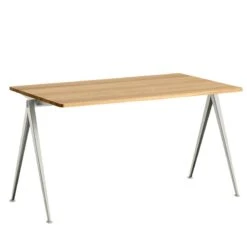 HAY Pyramid Table 01, Beige - Lacquered Oak