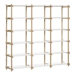 HAY Woody Shelf, High, White