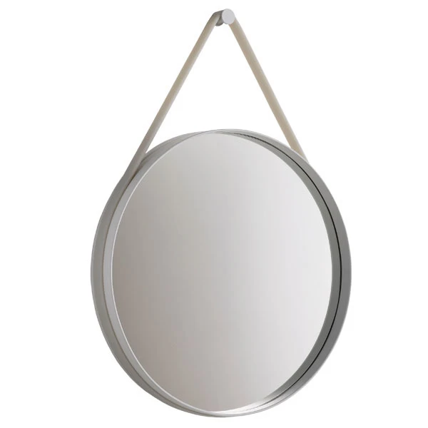 HAY Strap Mirror, No 1, Large, Grey 1 HAY Strap Mirror, No 1, Large, Grey