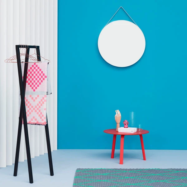 HAY Strap Mirror, No 1, Large, Grey 2 HAY Strap Mirror, No 1, Large, Grey - Image 2