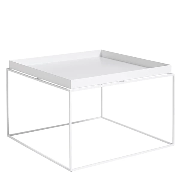 HAY Tray Table Large, White 1 HAY Tray Table Large, White
