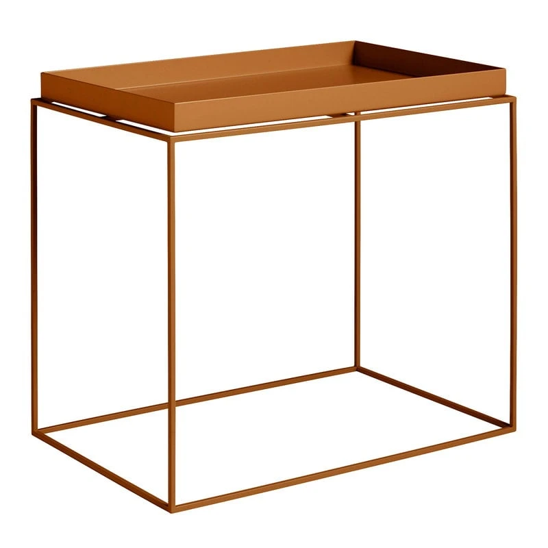 HAY Tray Table Large Rectangular, Toffee 1 HAY Tray Table Large Rectangular, Toffee