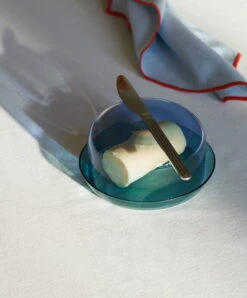 HAY Outline Napkins, Set Of 4, Light Blue 9 HAY Outline Napkins, Set Of 4, Light Blue -Hay 2 in 1 Serving Set light blue and aqua Sunday Cutlery Outline Napkins light blue