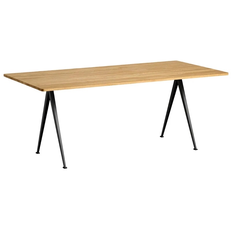 HAY Pyramid Table 02, Black - Lacquered Oak 1 HAY Pyramid Table 02, Black - Lacquered Oak