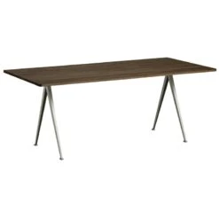 HAY Pyramid Table 02, Beige - Smoked Oak
