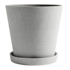 HAY Flowerpot And Saucer, XXL, Grey