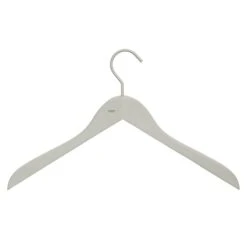 HAY Soft Coat Hanger Slim, Grey, 4 Pcs