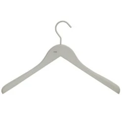 HAY Soft Coat Hanger Wide, Grey, 4 Pcs