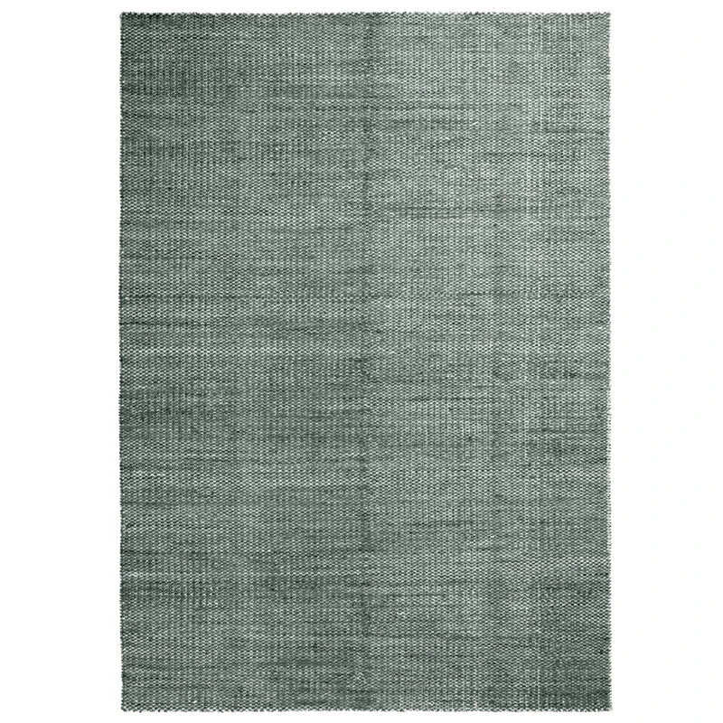HAY Moiré Kelim Rug, 140 X 200 Cm, Dark Green 1 HAY Moiré Kelim Rug, 140 X 200 Cm, Dark Green