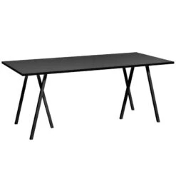 HAY Loop Stand Table 180 Cm, Black