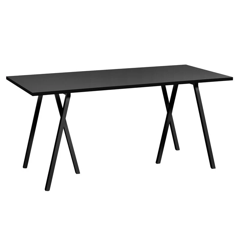 HAY Loop Stand Table 160 Cm, Black 1 HAY Loop Stand Table 160 Cm, Black