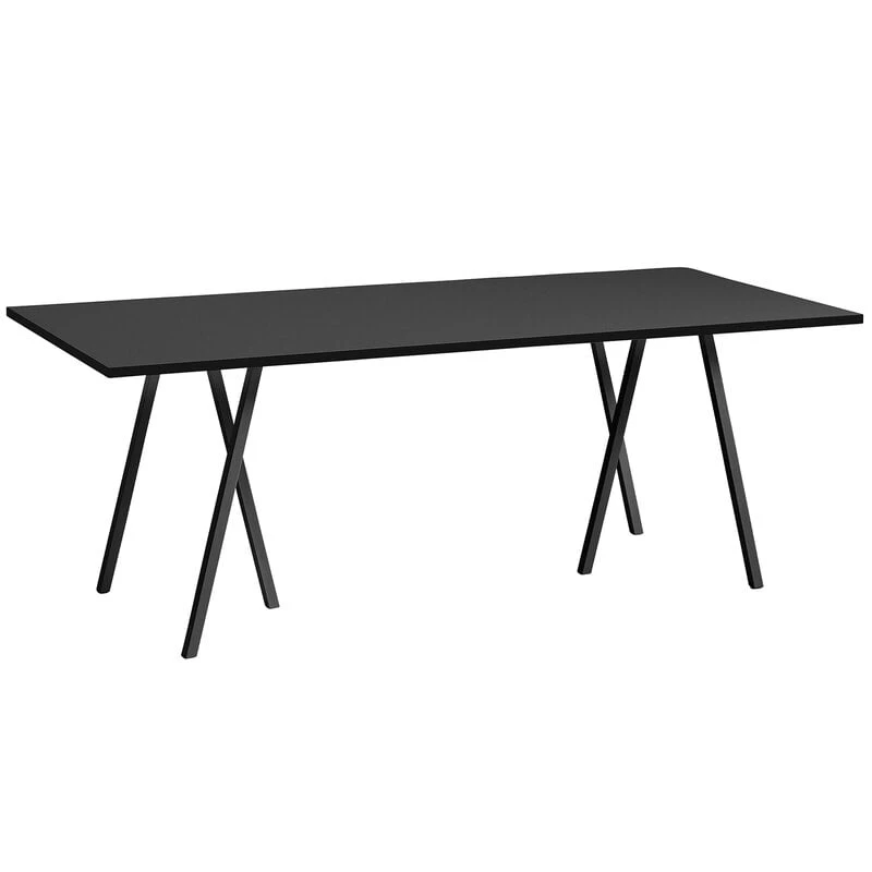 HAY Loop Stand Table 200 Cm, Black 1 HAY Loop Stand Table 200 Cm, Black