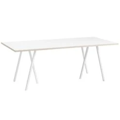 HAY Loop Stand Table 200 Cm, White