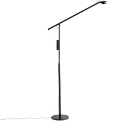 HAY Fifty-Fifty Floor Lamp, Black