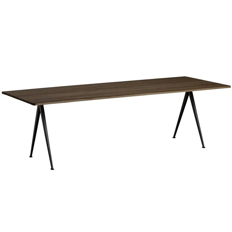 HAY Pyramid Table 02, Black - Smoked Oak 1 HAY Pyramid Table 02, Black - Smoked Oak