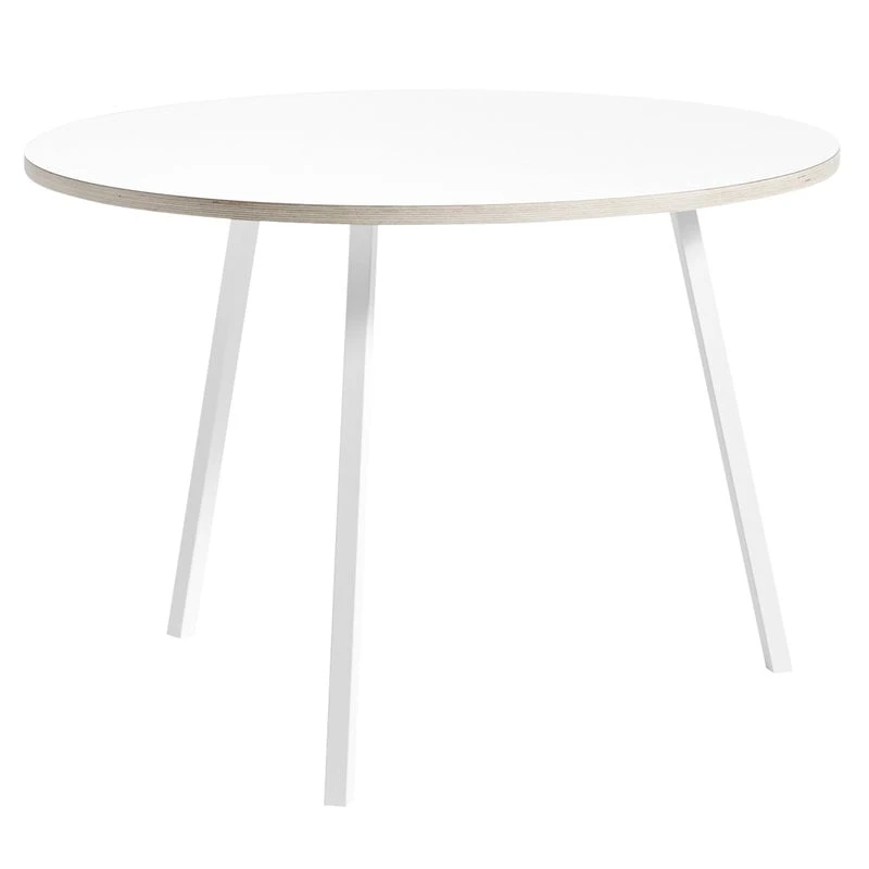 HAY Loop Stand Round Table 105 Cm, White 1 HAY Loop Stand Round Table 105 Cm, White