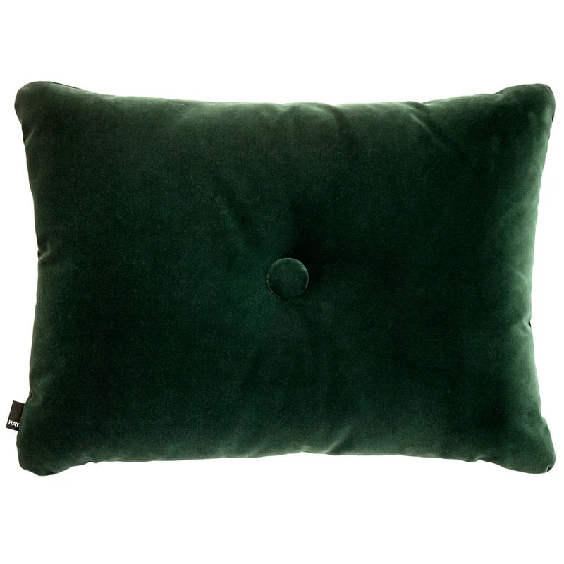 HAY Dot Soft Cushion, Dark Green 1 HAY Dot Soft Cushion, Dark Green