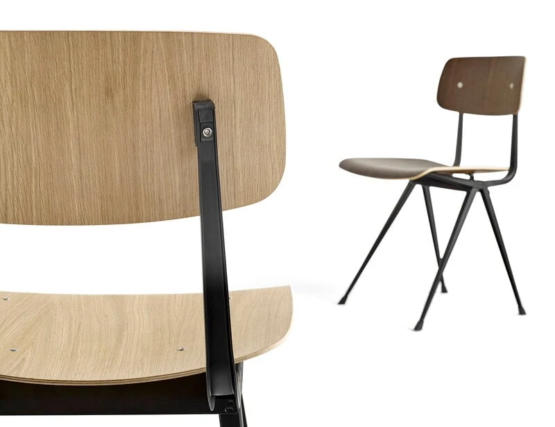 HAY Result Chair, Black - Lacquered Oak 2 HAY Result Chair, Black - Lacquered Oak - Image 2