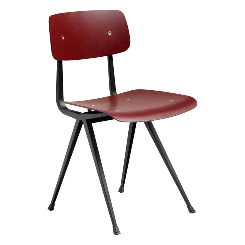 HAY Result Chair, Black - Dark Brick 1 HAY Result Chair, Black - Dark Brick