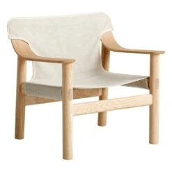 Hay 16 HAY Bernard Lounge Chair, Oak - Canvas