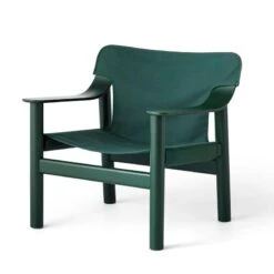 HAY Bernard Lounge Chair, Green Beech - Green Canvas 8 HAY Bernard Lounge Chair, Green Beech - Green Canvas -Hay 257407 Bernard green canvas cover hunter wb lacquer beech base 3 EE