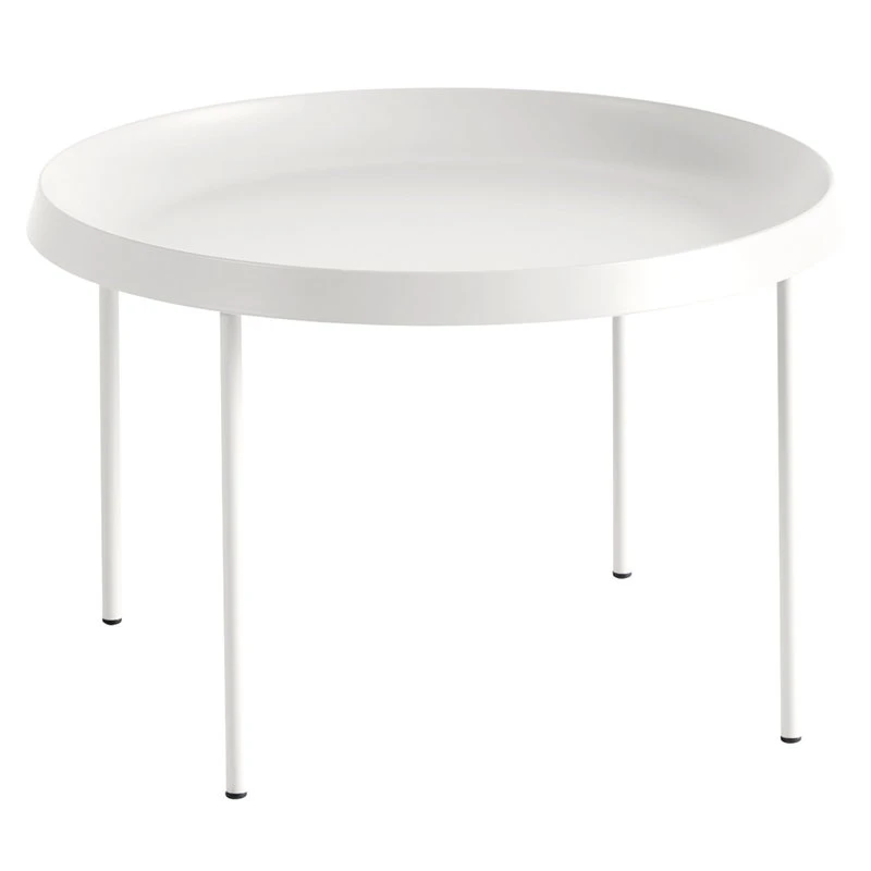 HAY Tulou Coffee Table 55 Cm, Off White 1 HAY Tulou Coffee Table 55 Cm, Off White