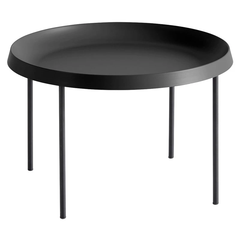 HAY Tulou Coffee Table 55 Cm, Black 1 HAY Tulou Coffee Table 55 Cm, Black