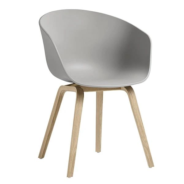 HAY About A Chair AAC22, Oak - Concrete Grey 1 HAY About A Chair AAC22, Oak - Concrete Grey