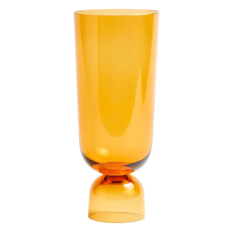 HAY Bottoms Up Vase, L, Amber 1 HAY Bottoms Up Vase, L, Amber