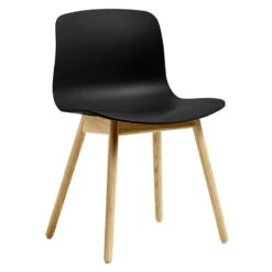 HAY About A Chair AAC12, Lacquered Oak - Black