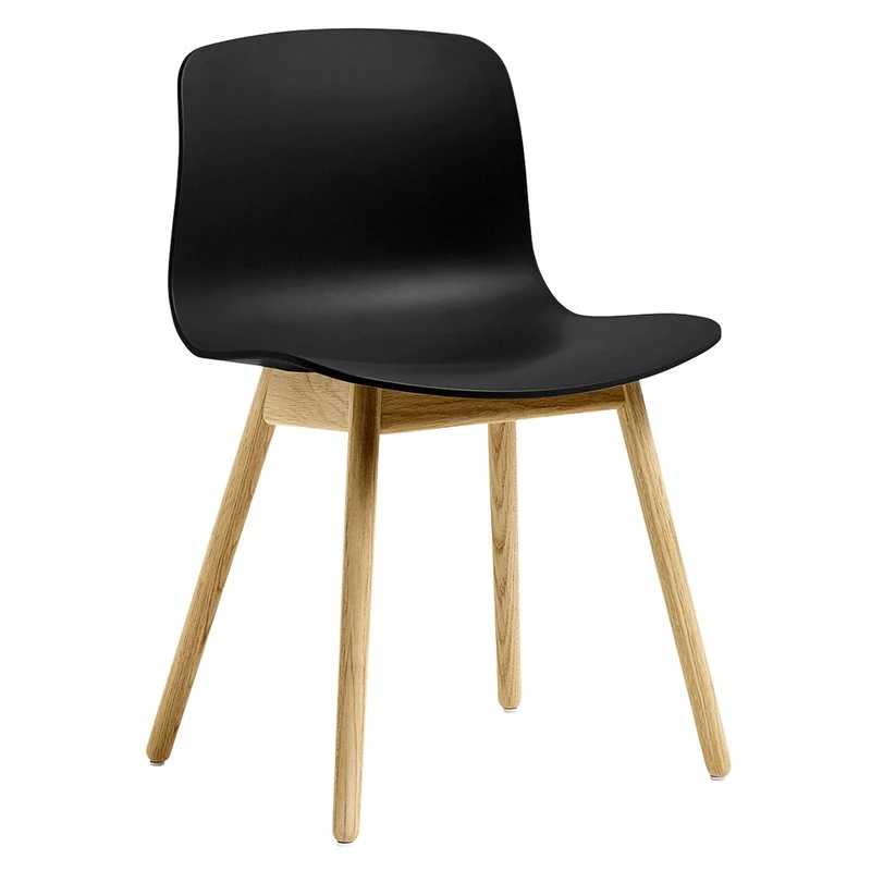 HAY About A Chair AAC12, Lacquered Oak - Black 1 HAY About A Chair AAC12, Lacquered Oak - Black