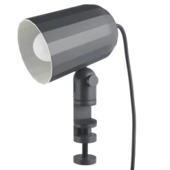 HAY Noc Clamp Clip Lamp, Dark Grey