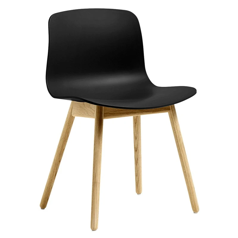 HAY About A Chair AAC12 Eco, Lacquered Oak - Black 1 HAY About A Chair AAC12 Eco, Lacquered Oak - Black