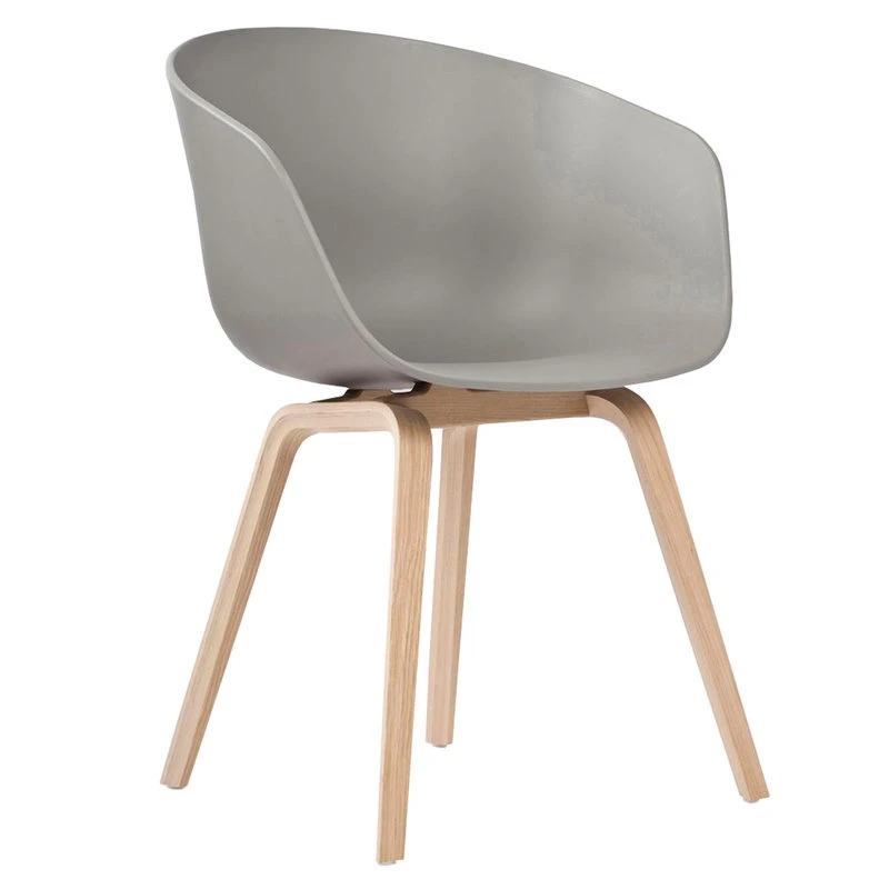 HAY About A Chair AAC22, Lacquered Oak - Grey 1 HAY About A Chair AAC22, Lacquered Oak - Grey