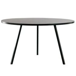 HAY Loop Stand Round Table 120 Cm, Black