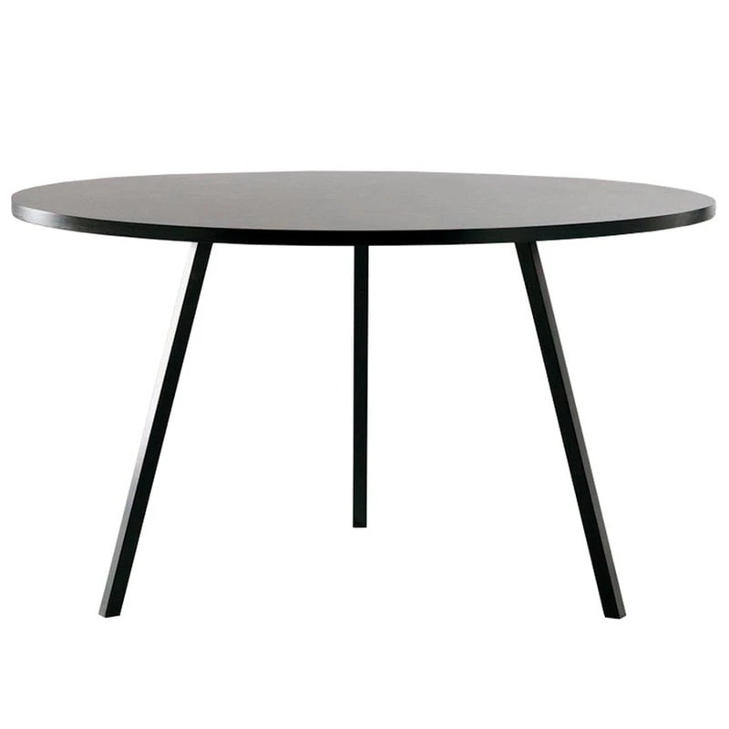 HAY Loop Stand Round Table 120 Cm, Black 1 HAY Loop Stand Round Table 120 Cm, Black