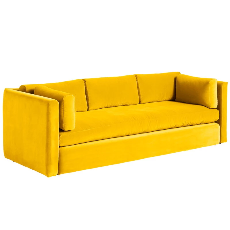 HAY Hackney Sofa, 3-seater, Lola Yellow 1 HAY Hackney Sofa, 3-seater, Lola Yellow