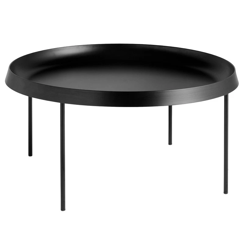 HAY Tulou Coffee Table 75 Cm, Black 1 HAY Tulou Coffee Table 75 Cm, Black