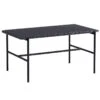 HAY Rebar Coffee Table, 80 X 49 Cm, Black - Black Marble