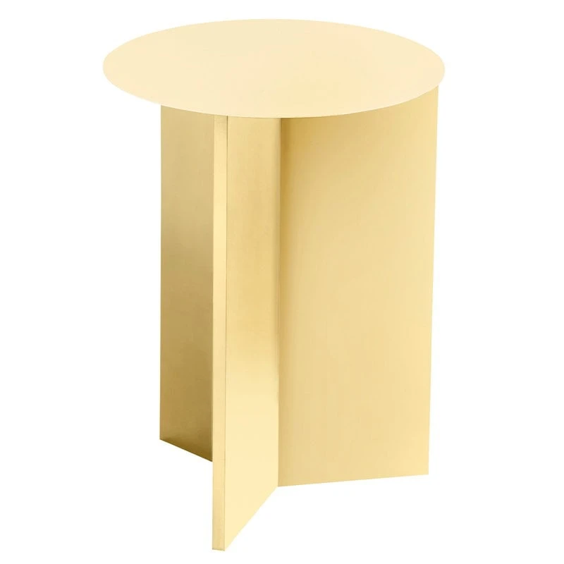 HAY Slit Table, 35 Cm, High, Light Yellow 1 HAY Slit Table, 35 Cm, High, Light Yellow