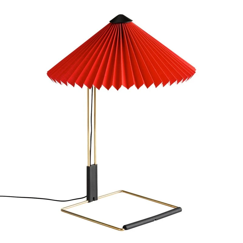 HAY Matin Table Lamp, Small, Bright Red 1 HAY Matin Table Lamp, Small, Bright Red