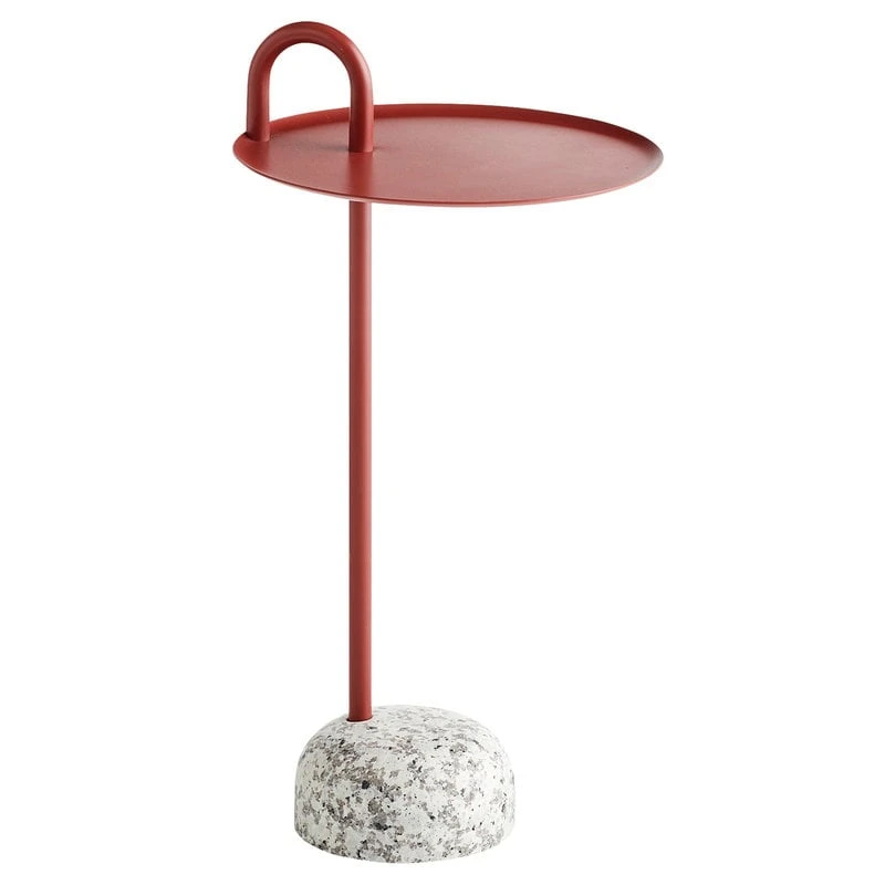 HAY Bowler Side Table, Tile Red 1 HAY Bowler Side Table, Tile Red