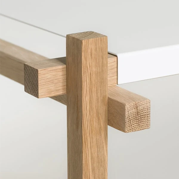 HAY Woody Shelf, High, White 2 HAY Woody Shelf, High, White - Image 2