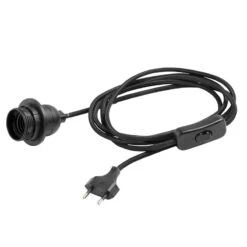 HAY Cord Set For Table Lamps, Black